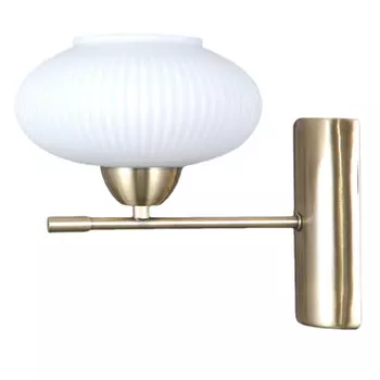 Бра РОСТОК MB40666/1 AB+WH 1x40W E27 h200 SN23 бронза