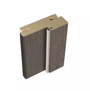 Брус коробочный МДФ, экошпон с уплотнителем, телескопический, дуб шале корица