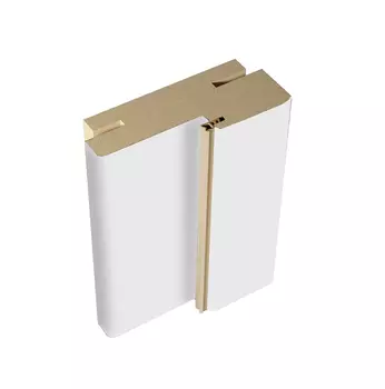 Брус коробочный телескоп Эмалит белый