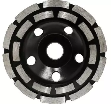 Чашка алмазная Гранит двурядная 125ммх22мм,