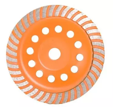 Чашка алмазная Вихрь зачистная, 180 мм, Турбо