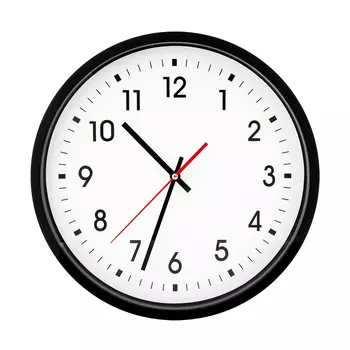 Часы настенные Классика 340 х340 х40 цвет белый, чёрный