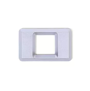 Цифра 0, пластик, самоклеющаяся, 37х60, серый матовый