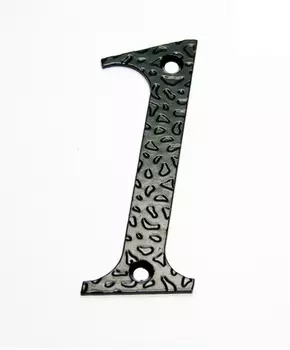 Цифра декоративная 1 110-S черный