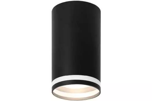 Cветильник Wolta Moderno накладной WSL-GU10/02BL D55x100 черный