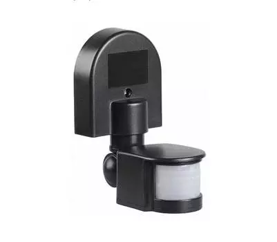 Датчик движения ДД008 черный. IP44 настенный.