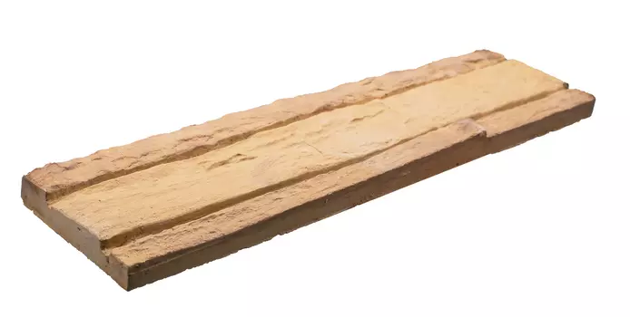 Декоративная гипсовая плитка White Hills Каскад Рейндж светло-песочный А231-20, в упак 0,39м2