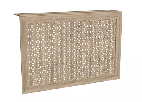 Декоративная навесная решетка Presko Рамка 30мм паз Сонома / Симплекс / Сонома 610х900х180мм