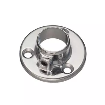 Держатель для трубы 25 мм Tech-Krep с фиксатором, хром, 2 шт