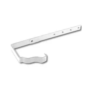 Держатель желоба белый 120х86 мм RAL-9003