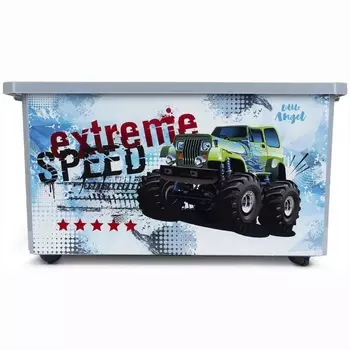 Детский ящик на колесах Lalababy Play with Me Super Truck 57 л