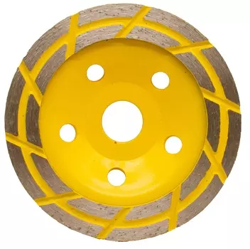 Диск алмазный шлифовальный, сегментный, двойной ряд, турбо 125х22мм