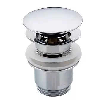 Донный клапан Frap F60 с переливом, хром