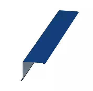 Доска ветровая 95х120 мм 2 м, RAL5005 синий