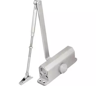 Доводчик Ajax дверной DCTR50-100 hold open AL, алюминий