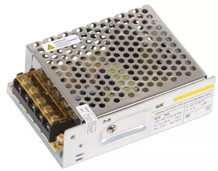 Драйвер LED ИПСН-PRO 60Вт 12 В блок клеммы IP20 IEK