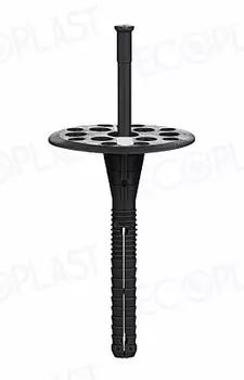 Дюбель для теплоизоляции с пластиковым гвоздём 10х90мм, 30 шт