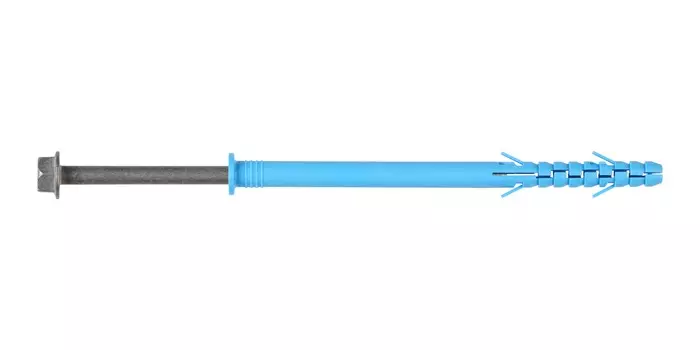 Дюбель фасадный ДФ 10х160 мм с шурупом ШГ ТДЦ, 4шт