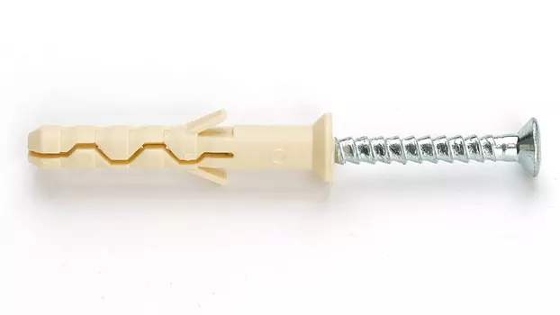 Дюбель-гвоздь 6х40 мм с потайной головкой СОРМАТ, 40 шт