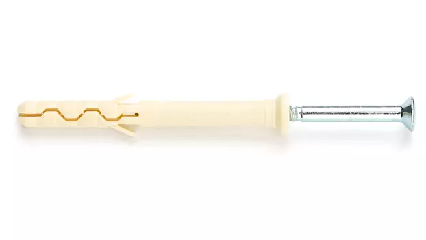 Дюбель-гвоздь 6х60 мм с потайной головкой СОРМАТ, 40 шт