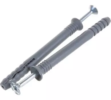 Дюбель-гвоздь потайной бортик 8х100, 2шт