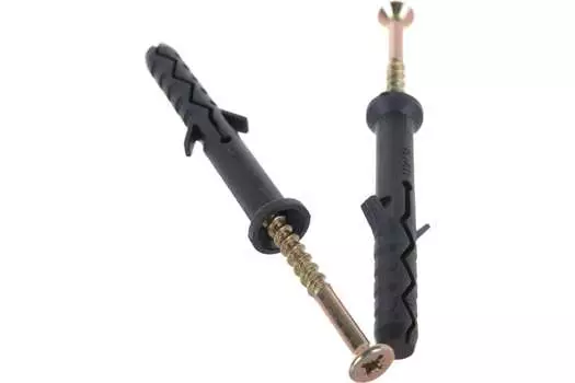 Дюбель-гвоздь потайной бортик 8х60, 50шт