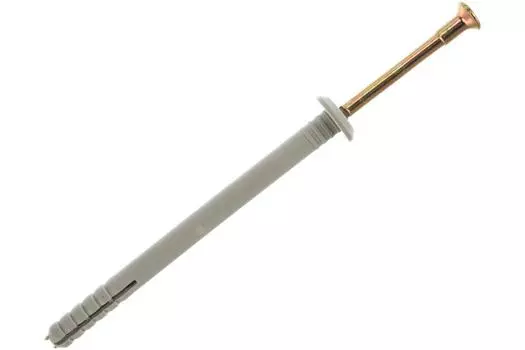 Дюбель-гвоздь с грибовидным бортиком 6х80, 4шт