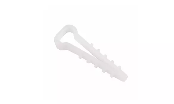 Дюбель-хомут PROconnect 5-10 белый прямоугольный 100 шт/уп