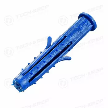 Дюбель Tech-Krep 6х40 мм, распорный, Чапай — шипы+усы, полипропилен, 100 шт