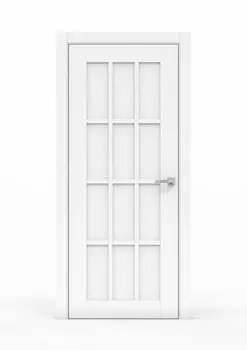 Дверь 696-ГЛ ясень белый 60