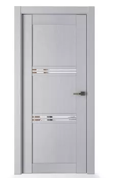 Дверь 697-ЗР Эмалит серый 80