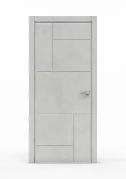 Дверь Абстракция 3213 бетон светлый 60