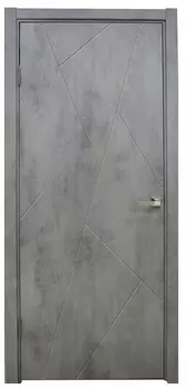 Дверь Абстракция 3215 бетон темный 60