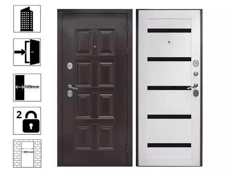 Дверь Атлант 860 R 5С Бланко Опал