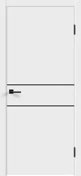 Дверь FLAT H2 Эмаль белая (ДГ-60)