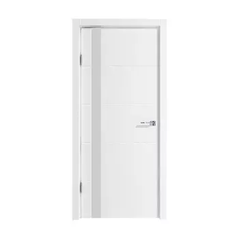 Дверь Нордика 122-ЛБ Эмаль белая 70