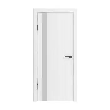 Дверь Нордика 130-ЛБ Эмаль белая 80
