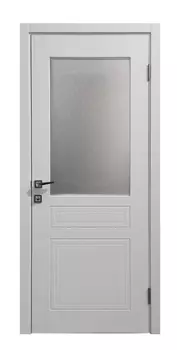 Дверь ПО Эмаль1 грей 600