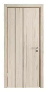 Дверь Премьера 308-ЛК Рустик молочный 80