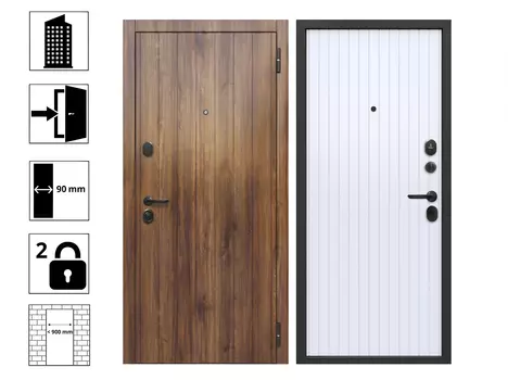 Дверь Вуд Эмалит белый 860R