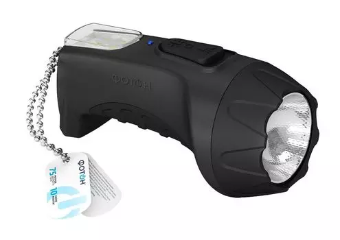 Фонарь "Фотон" аккумуляторный светодиодный РМ-600 (0.5W), черный