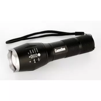 Фонарь светодиодный Camelion LED5136 ZOOM, черный, 5 режимов