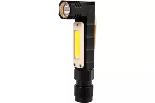 Фонарь светодиодный ручной-налобный аккумуляторный USB GLANZEN UFL-0160-05