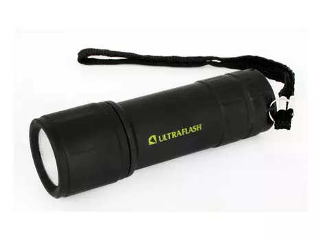 Фонарь светодиодный Ultraflash LED16001, черный