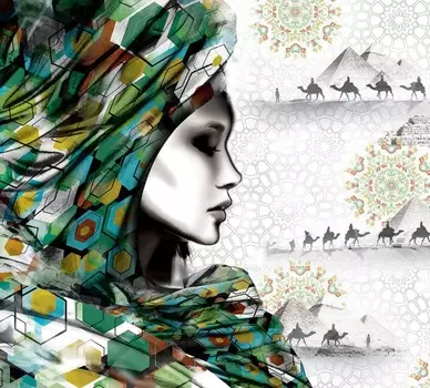 Фотообои Царица Египта 300*270см