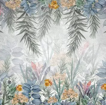 Фотообои "Красочная ботаника" 4х2.7