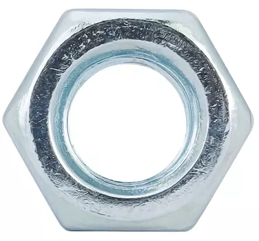 Гайка М12 DIN934 оцинкованная, 10 шт