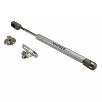 Газовый лифт Trodos 80N без доводчика открывание вниз, хром матовый ,