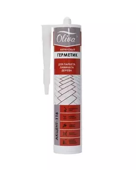 Герметик Акцент-116 Герметик акриловый для паркета, цвет черешня, 310 мл