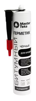 Герметик битумный MasterTeks PM для кровли, черный 260 мл